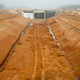 Part of a canal for the central route of the SNWDP, near Beijing in Hebei province.